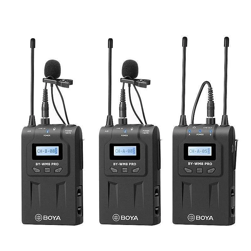 Microphone Wireless Clip-on Boya